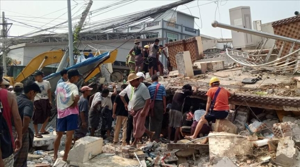 Myanmar earthquake death toll rises to 1,700 as crematoriums in Mandalay overwhelmed