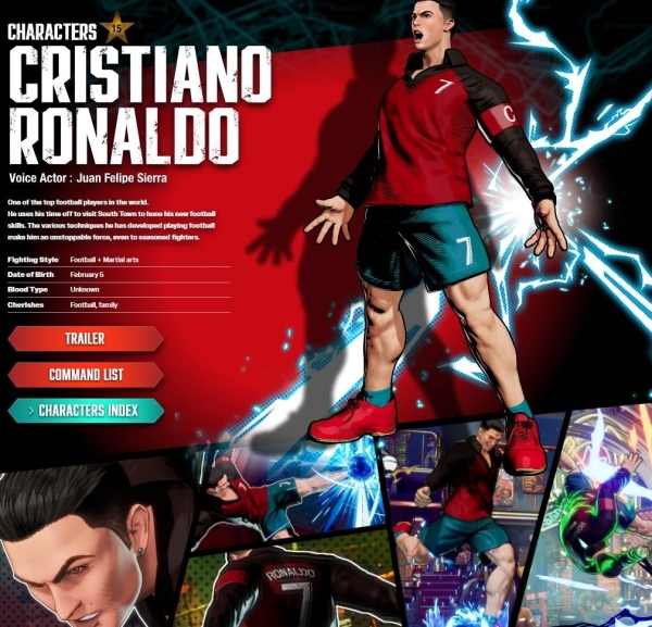 Cristiano Ronaldo joins Fatal Fury: City of the Wolves