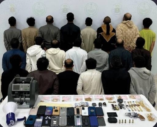 The arrested criminals were referred to the Public Prosecution after taking the necessary legal procedures against them.

