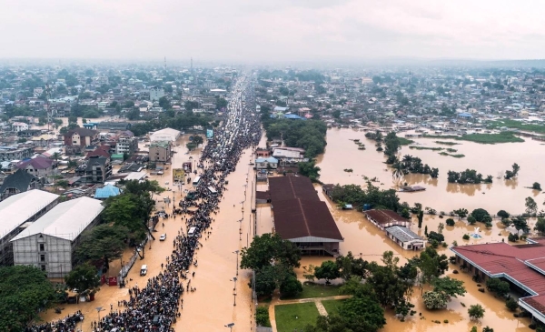 At least 22 killed in Congo flooding as main road to airport cut off