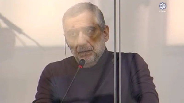 Images of Vardanyan in court in Baku appeared to show bruising on his forehead