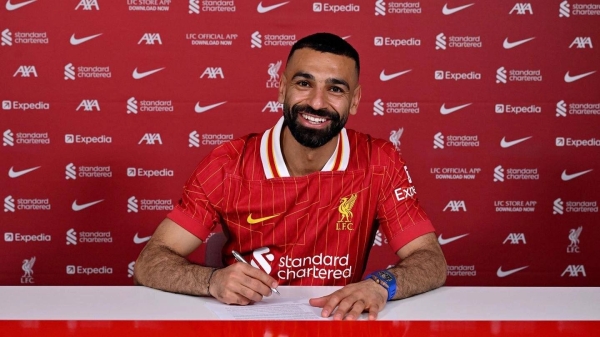 Mohamed Salah signs new two-year deal to stay at Liverpool until 2027