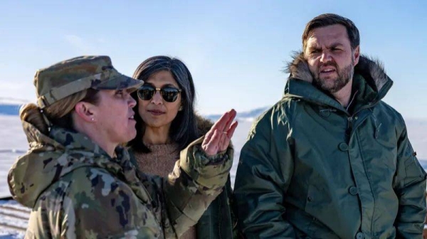Col Susannah Meyers (left) was fired after reportedly distancing herself from JD Vance's remarks
