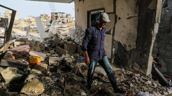 Witnesses said a family home in the southern city of Khan Younis was struck overnight
