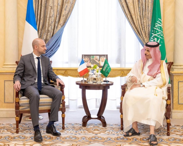 Saudi, French foreign ministers discuss Gaza situation, preparations for Palestine peace conference