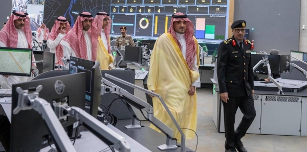 Interior minister launches 911 operations center in Madinah