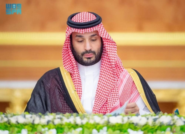 Crown Prince and Prime Minister Mohammed bin Salman chairs the Cabinet session in Jeddah on Tuesday.
