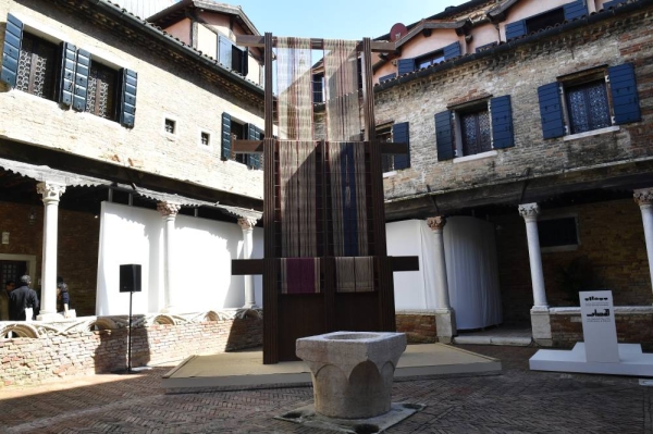 Installation view of the Rooted Transience exhibition. (Courtesy of the Diriyah Biennale Foundation)