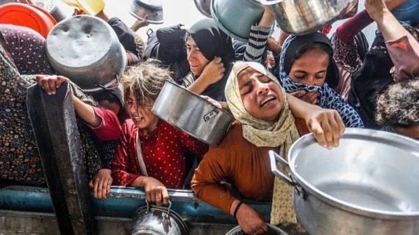 The allegation that the total denial of food to Gazan civilians is more evidence of Israeli genocide against Palestinians has outraged Benjamin Netanyahu.