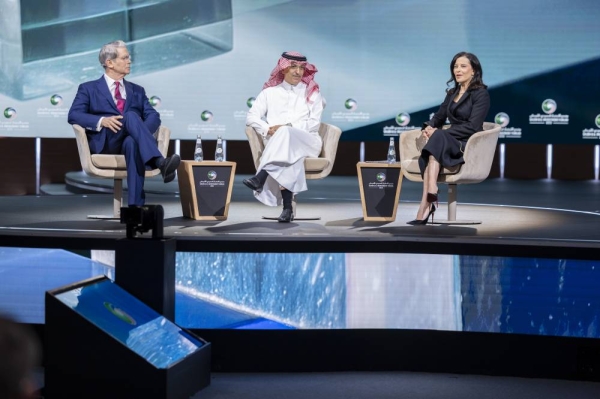 Saudi Finance Minister Mohammed Al Jadaan and US Treasury Secretary Scott Bessent held a joint session at the beginning of the Saudi-US Investment Forum on Tuesday.