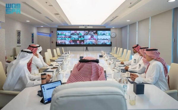 President of the Saudi Data and Artificial Intelligence Authority (SDAIA) Dr. Abdullah Alghamdi reviewed the work of SDAIA's technical teams at 11 airports in seven countries under the Makkah Route Initiative 2025.