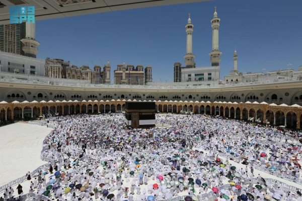 The General Directorate of Passports announced that, as of the end of Friday, May 30, a total of 1,396,644 pilgrims have arrived from abroad through all of the Kingdom’s ports.