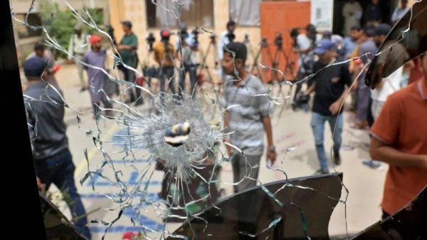 Inmates broke down doors and locks of their cells and shattered windows before storming the prison gates