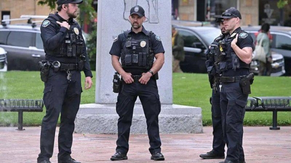 A large police presence remains in Boulder days after the attack