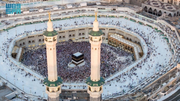 After performing the stoning ritual, pilgrims, who are in a hurry, swiftly proceeded to the Grand Mosque in Makkah to perform Tawaf Al-Wida, the last obligatory ritual of Hajj.