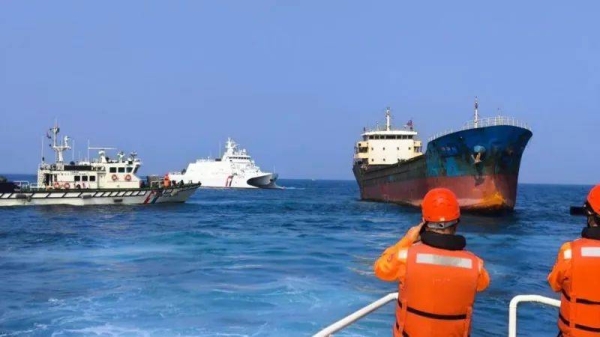 A crew of eight Chinese nationals aboard Hong Tai 58 was were detained in February by Taiwan's coast guard