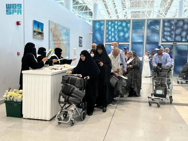 The first group of Iranian pilgrims departed on Sunday as part of the implementation plan overseen by the Ministry of Hajj and Umrah.
