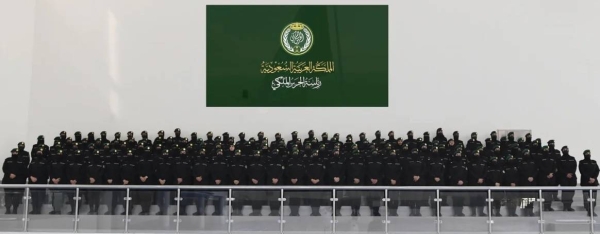 Brig. Gen. Abdullah Al-Rashidi, acting assistant chief of Operations and Director of the Royal Guard's Admissions and Registration Department, graced the graduation ceremony of its female cadets.
