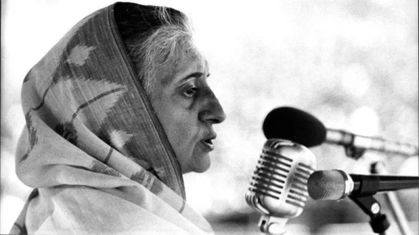 Facing political turmoil and protests, Indira Gandhi imposed the Emergency in 1975