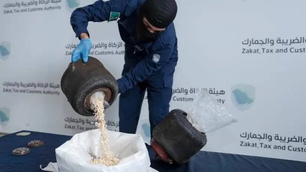 The Saudi Zakat, Tax and Customs Authority (ZATCA) has been instrumental in the seizure of more than 922 kilograms of narcotic and prohibited substances along with over 20 million illegal narcotic pills within a year.
