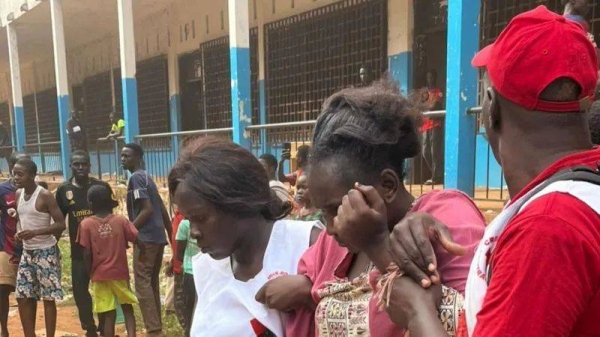 More than 280 people were sent to hospital after the crush