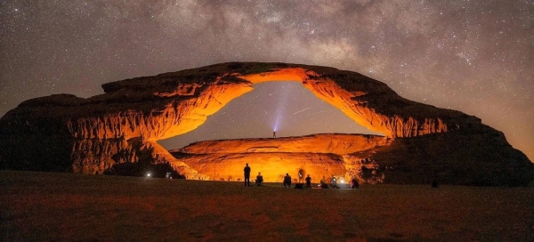 Al-Gharameel Nature Reserve and the Arch Rock formation in AlUla, along with a range of distinctive geological formations deep in the desert, attract photographers from across the Kingdom and beyond.