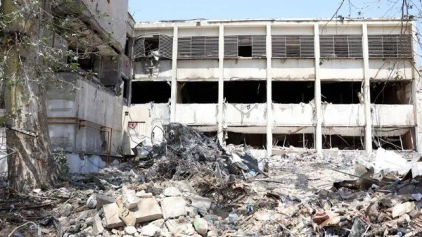 Parts of Evin prison were badly damaged in the Israeli strikes