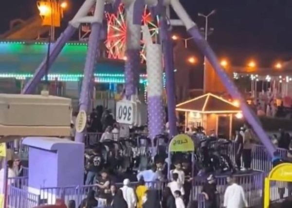 23 injured as amusement ride collapses at Taif resort