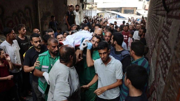 Funerals are being held for five Al Jazeera journalists, who were among seven people killed in an Israeli strike in Gaza City,