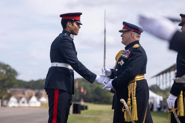Prince Saud bin Mohammed Al Saud wins International Sword at Sandhurst