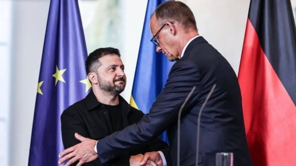 Germany's Friedrich Merz hosted President Zelensky in Munich on Wednesday