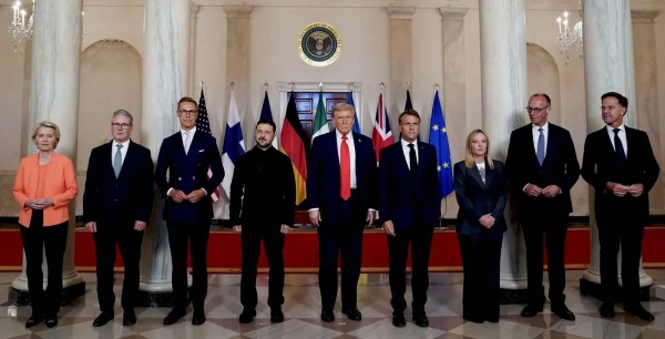 Trump, Zelenskyy and European leaders push for Putin talks to end Ukraine war