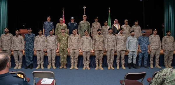 The Royal Saudi Navy assumed command of Combined Task Force 150, a multinational maritime task force, from the Royal New Zealand Navy during a change of command ceremony held onboard Naval Support Activity, in Bahrain on Tuesday.