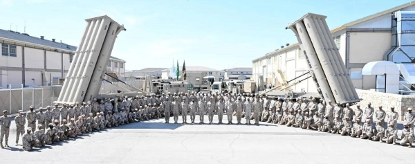 Third unit of the Royal Saudi Air Defense personnel, trained to operate THAAD missile system, during their graduation ceremony
at Fort Bliss Military Base in El Paso, Texas, USA.
