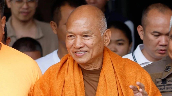 Luang Phor Alongkot is famed for establishing a HIV-Aids hospice at a central Thailand temple in 1992