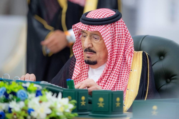 King Salman chaired the cabinet session in Jeddah last Tuesday. (SPA)