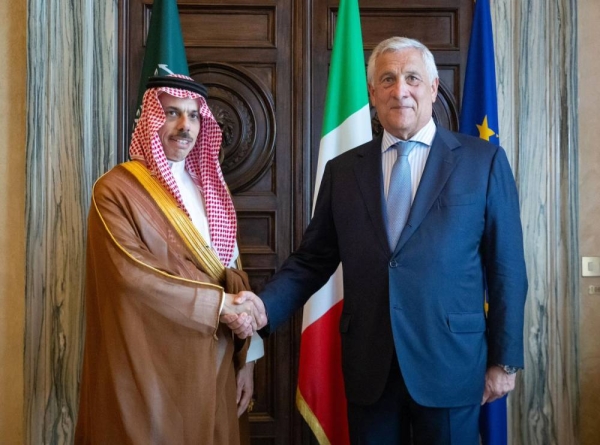 Saudi Arabia, Italy reject Palestinian displacement, tie post-war arrangements to a political process