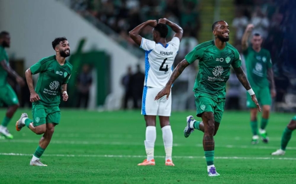 Ivan Toney grabs the winner for Al Ahli v new boys NEOM SC. (Credit: SPL)