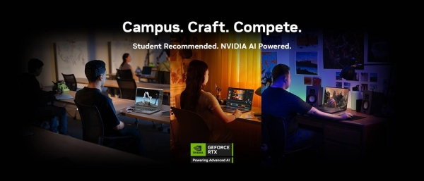 NVIDIA GeForce RTX 50 Series laptops redefine learning, creating and gaming