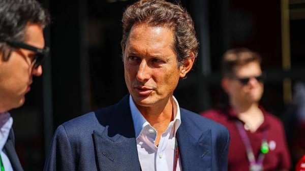 John Elkann, pictured at the F1 Grand Prix on the weekend