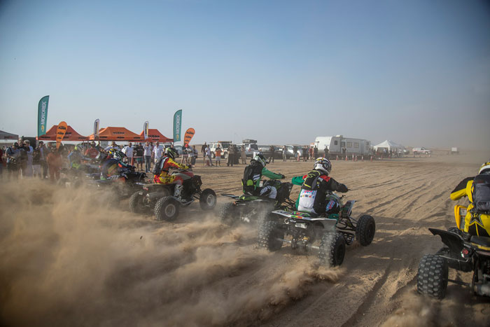 Quads seen participating in a Dubai desert event. — Courtesy photo