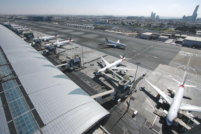 Airside view of Dubai International Airport. — Courtesy photo