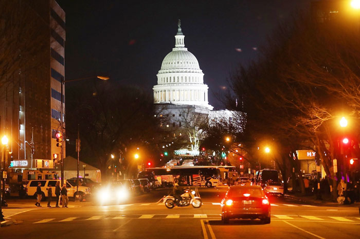 The United States Capital building stands on the morning of the inauguration day in Washington, D.C. — AFP photos