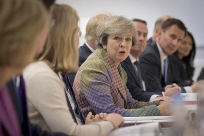 Prime Minister Theresa May holds a regional cabinet meeting in Runcorn, Cheshire as she launched her industrial strategy for post Brexit Britain with a promise the Government will 