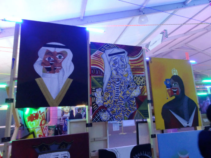 Artology offers a chance for local artists to present bold and innovative shows. — SG photos by Layan Damanhouri