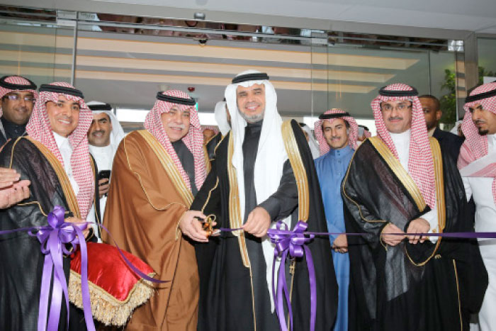 Minister of Education Ahmed Al-Issa and Minister of Commerce and Investment Majid Bin Abdullah Al-Qasabi inaugurates Investment and Finance in Educational Buildings Conference in Riyadh on Wednesday. — Courtesy photo