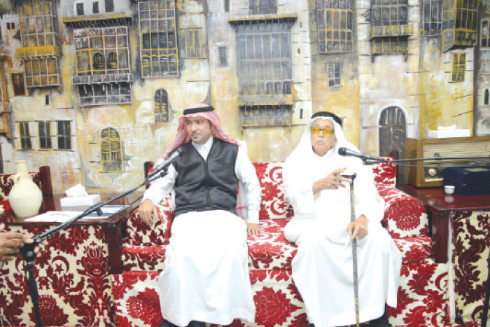 Saudi Minister of Housing Majed Bin Abdullah Al Huqail (left), with Sheikh Saleh Abdullah Kamel, Chairman of the Jeddah Chamber of Commerce and Industry
