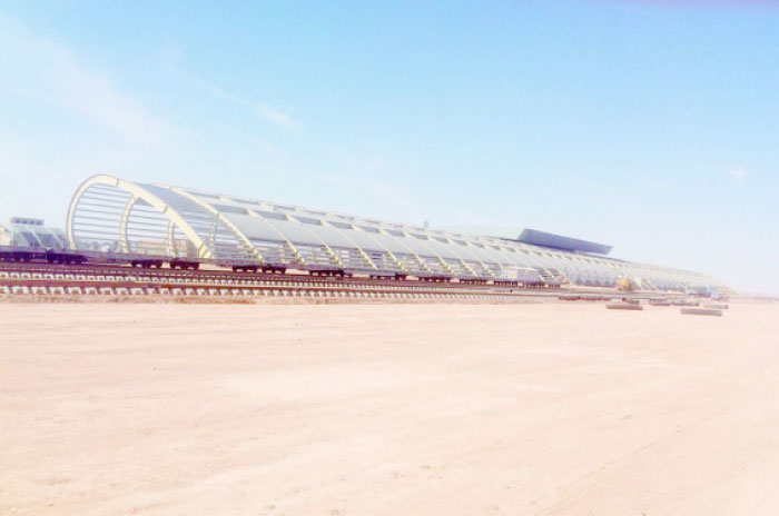 The railway station in Aseelan near Buraidah. — Okaz photo