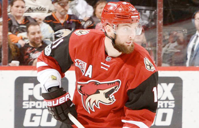 Martin Hanzal in this file photo.