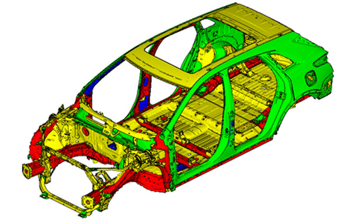 2017 Cadillac XT5 advanced structure aids in creating excellent crash safety